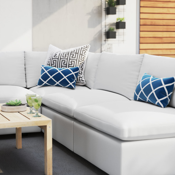 sofa brand Modway Furniture Sofa Sectionals White