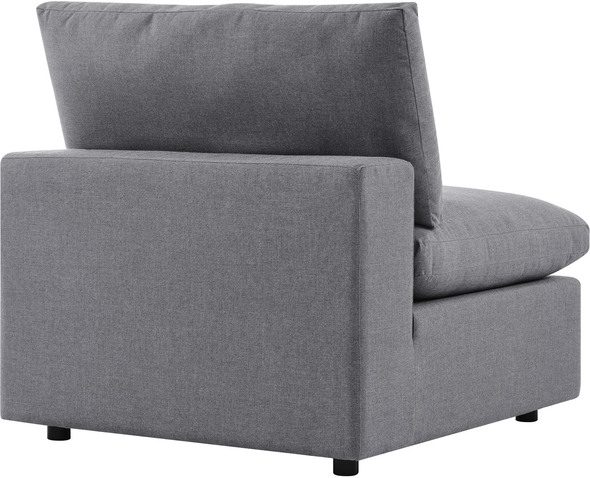 gray chaise sofa Modway Furniture Sofa Sectionals Gray