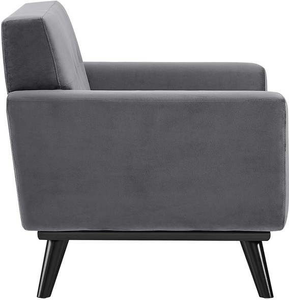 in the chair on the chair Modway Furniture Sofas and Armchairs Gray