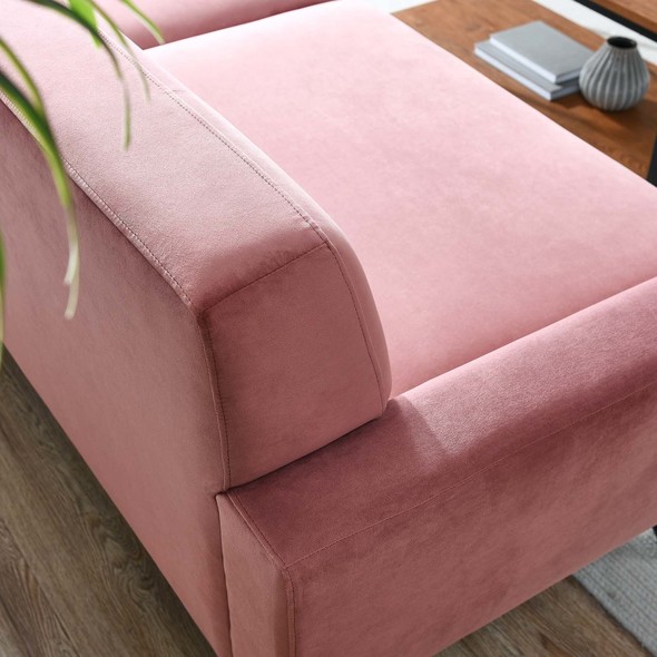 buy sectional sofa bed Modway Furniture Sofas and Armchairs Dusty Rose