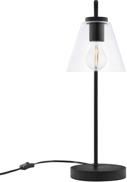 white light table lamp Modway Furniture Table Lamps Black