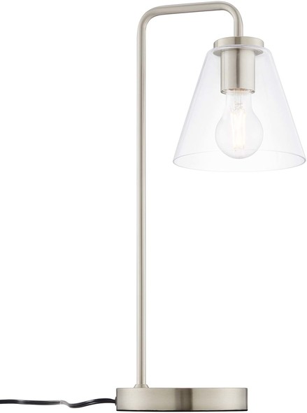 art light Modway Furniture Table Lamps Satin Nickel