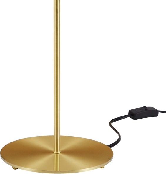 art sconce Modway Furniture Table Lamps Black Satin Brass