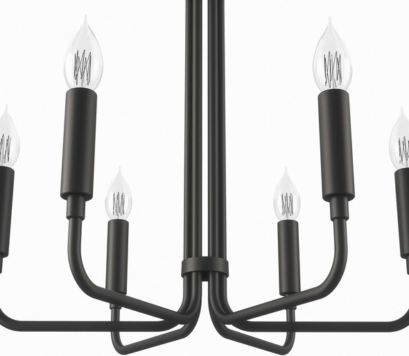 modern chandelier glass Modway Furniture Ceiling Lamps Black
