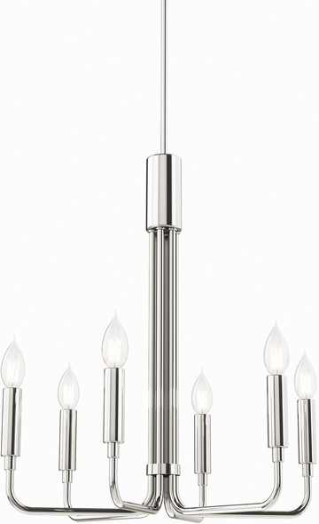 white chandelier modern Modway Furniture Ceiling Lamps Polished Nickel