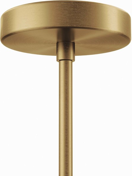 black and gold glass pendant light Modway Furniture Opal Satin Brass