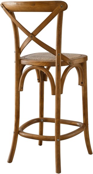white high bar stools Modway Furniture Walnut
