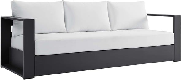 black conversation set Modway Furniture Sofa Sectionals Gray White