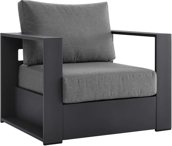 outdoor couch seating Modway Furniture Sofa Sectionals Gray Charcoal