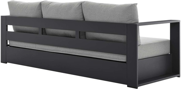 corner patio couch Modway Furniture Sofa Sectionals Gray Gray