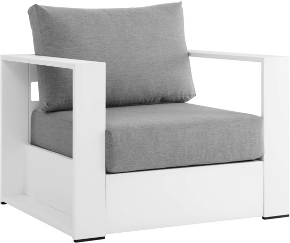 gold swivel accent chair Modway Furniture Bar and Dining White Gray