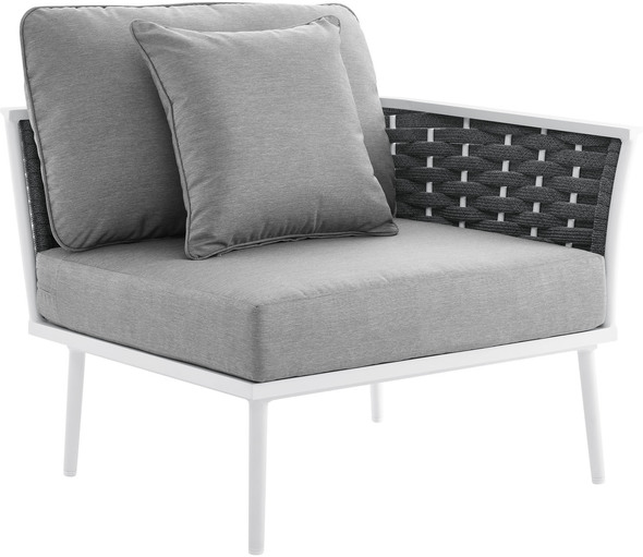 sofa and sectionals reviews Modway Furniture Sofa Sectionals White Gray