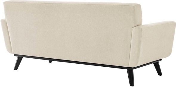 velvet white couch Modway Furniture Sofas and Armchairs Beige