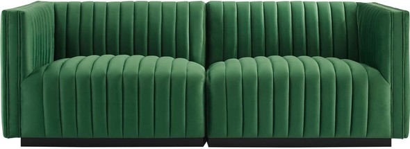 white leather couches for sale Modway Furniture Sofas and Armchairs Black Emerald
