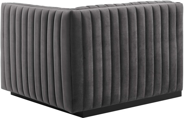 affordable sectional sleeper sofa Modway Furniture Sofas and Armchairs Black Gray