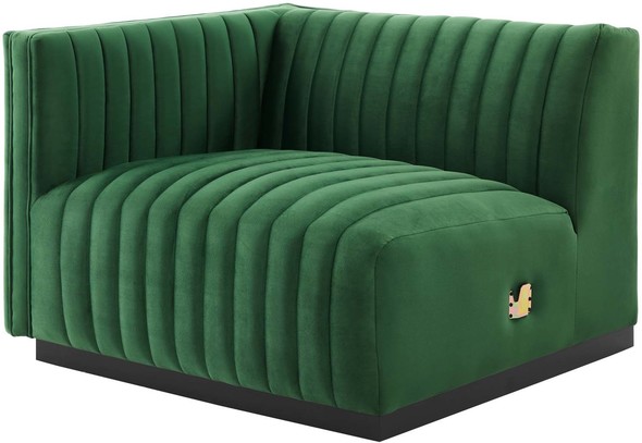 affordable sectionals near me Modway Furniture Sofas and Armchairs Black Emerald