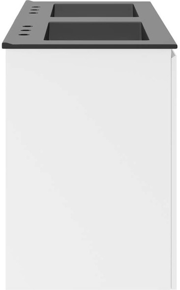 small grey bathroom cabinet Modway Furniture Vanities White Black