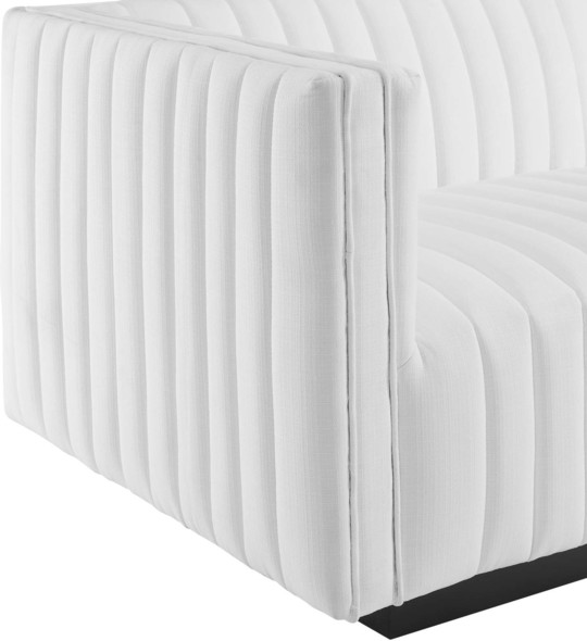 best velvet sectionals Modway Furniture Sofas and Armchairs Black White