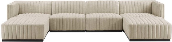 couch that comes in sections Modway Furniture Sofas and Armchairs Black Beige