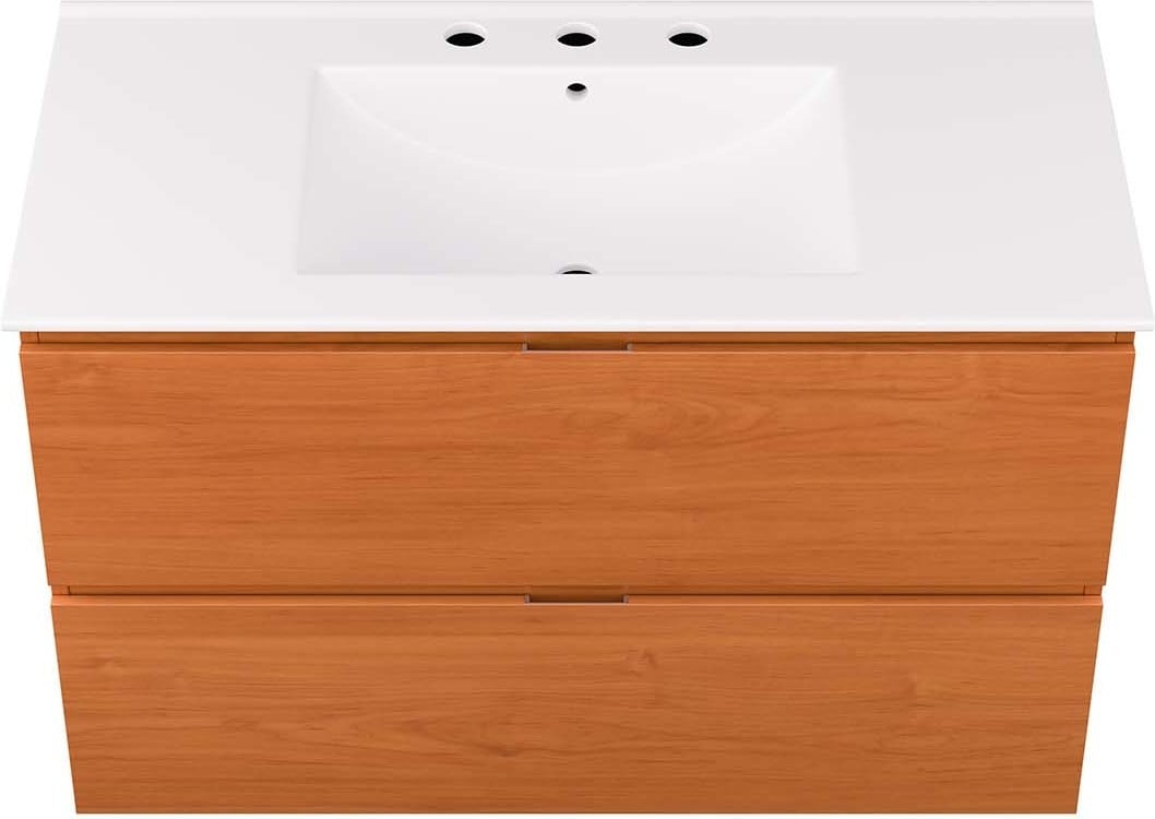 lowes 30 inch bathroom vanity Modway Furniture Vanities Cherry White
Cherry White