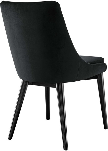 high top wood table and chairs Modway Furniture Dining Chairs Black