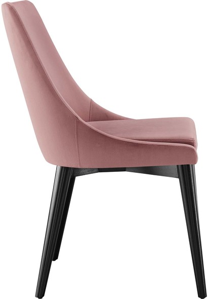 modern wood dining chairs Modway Furniture Dining Chairs Dusty Rose
