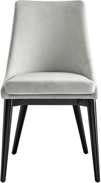 black dining chair with gold legs Modway Furniture Dining Chairs Light Gray