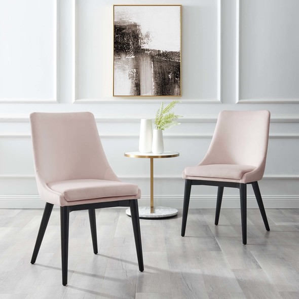 black and white dining table and chairs Modway Furniture Dining Chairs Pink