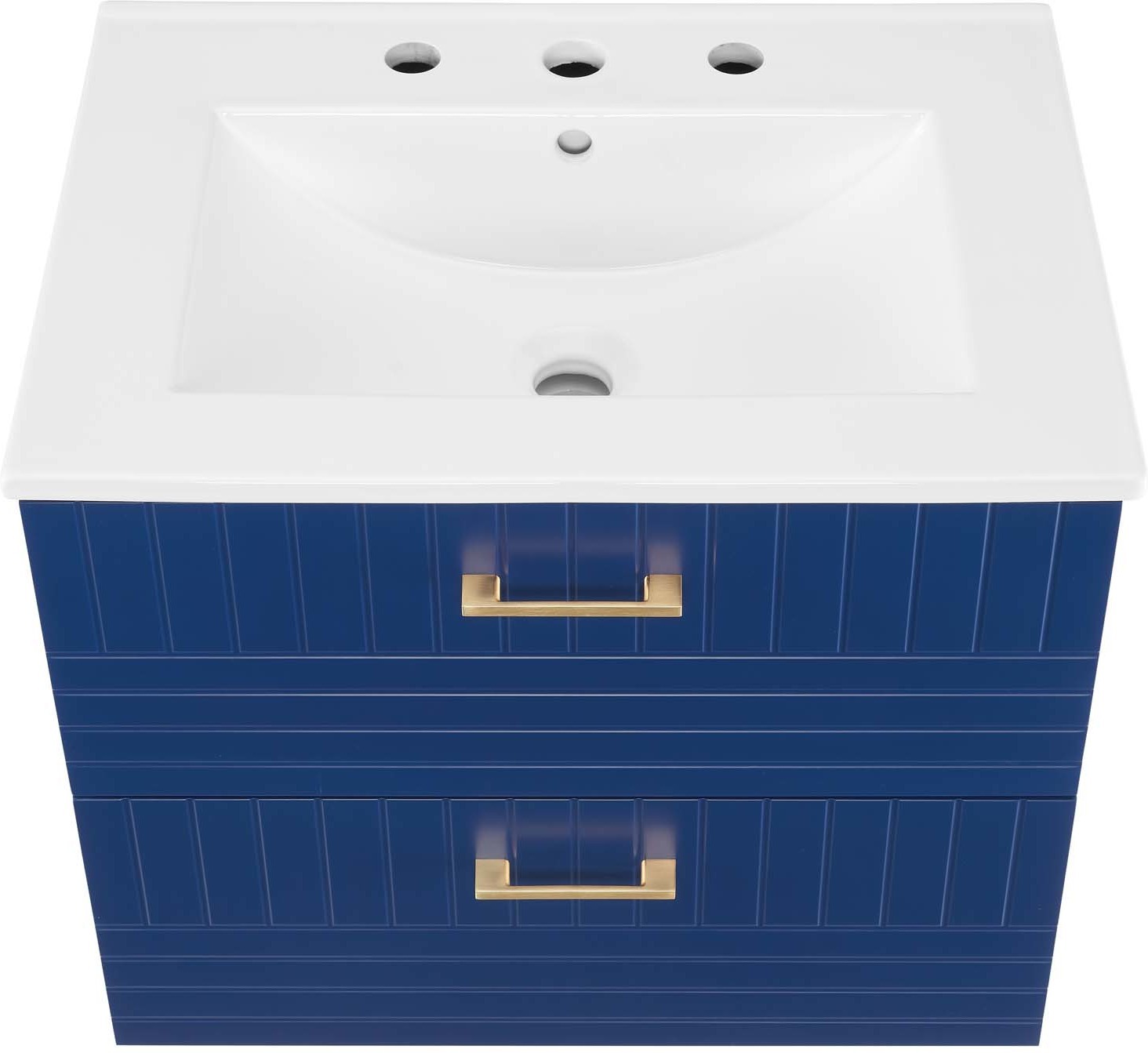 40 inch vanity base only Modway Furniture Vanities Blue White
