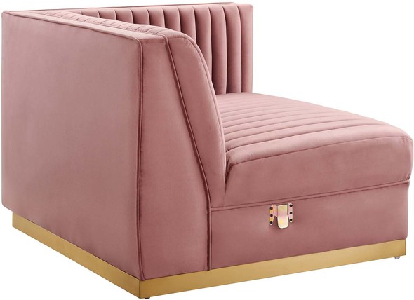 couch design modern Modway Furniture Sofas and Armchairs Dusty Rose