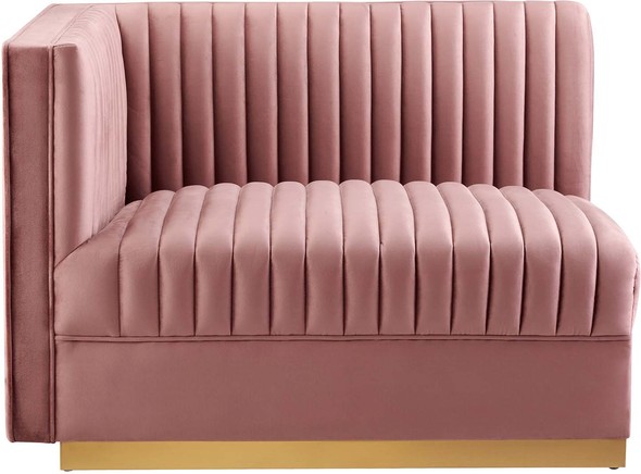 couch design modern Modway Furniture Sofas and Armchairs Dusty Rose