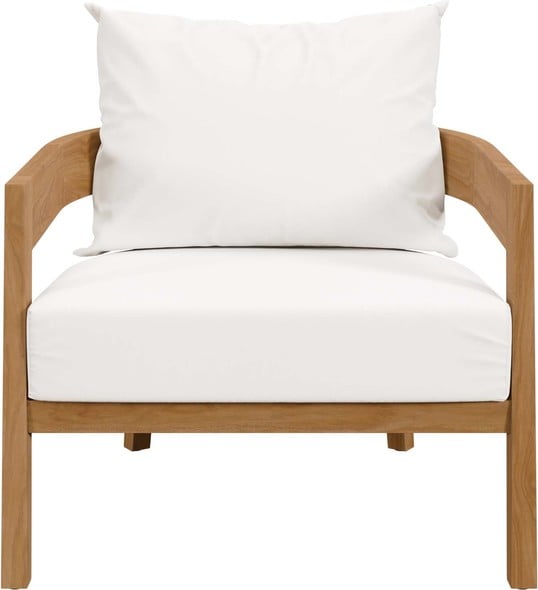 patio sofa chaise Modway Furniture Sofa Sectionals Natural White
