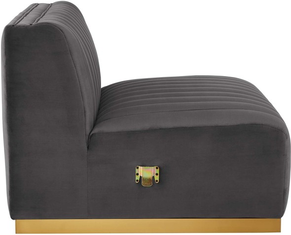 small sleeper sectional Modway Furniture Sofas and Armchairs Gold Gray