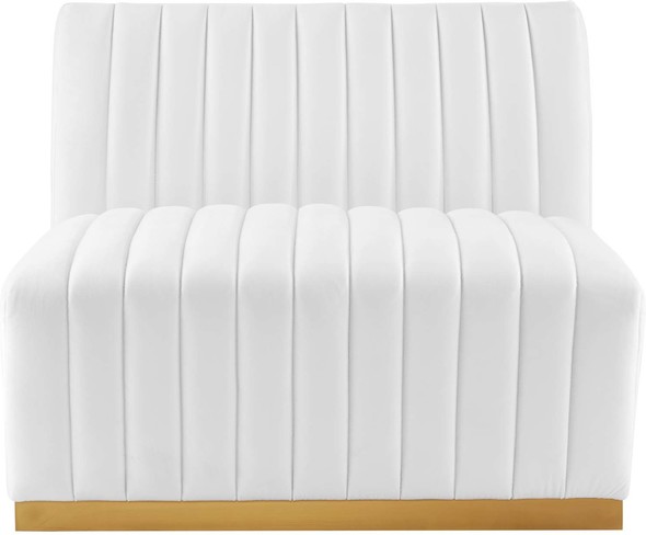 cream velvet sofas Modway Furniture Sofas and Armchairs Gold White