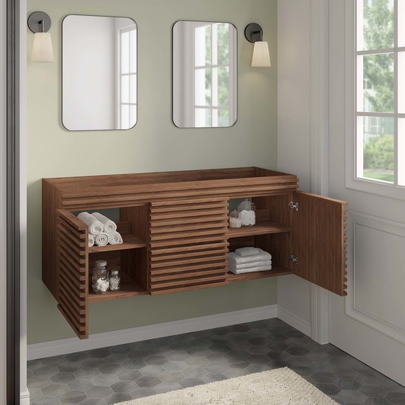 small bathroom vanity units Modway Furniture Vanities Walnut