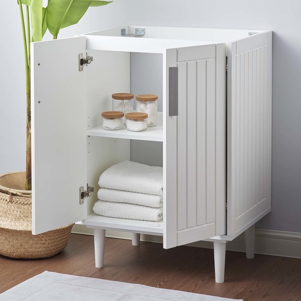 rustic bathroom cabinet Modway Furniture Vanities White