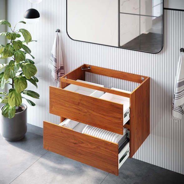 30 inch single sink bathroom vanity Modway Furniture Vanities Cherry Walnut