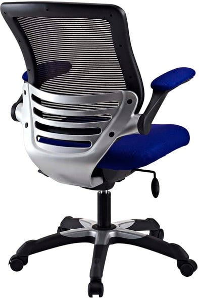 ergonomic chair without arms Modway Furniture Office Chairs Blue