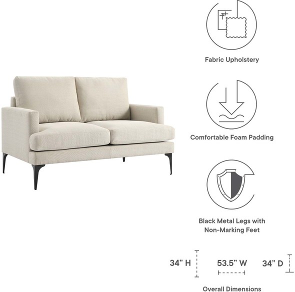 grey sectional Modway Furniture Sofas and Armchairs Beige