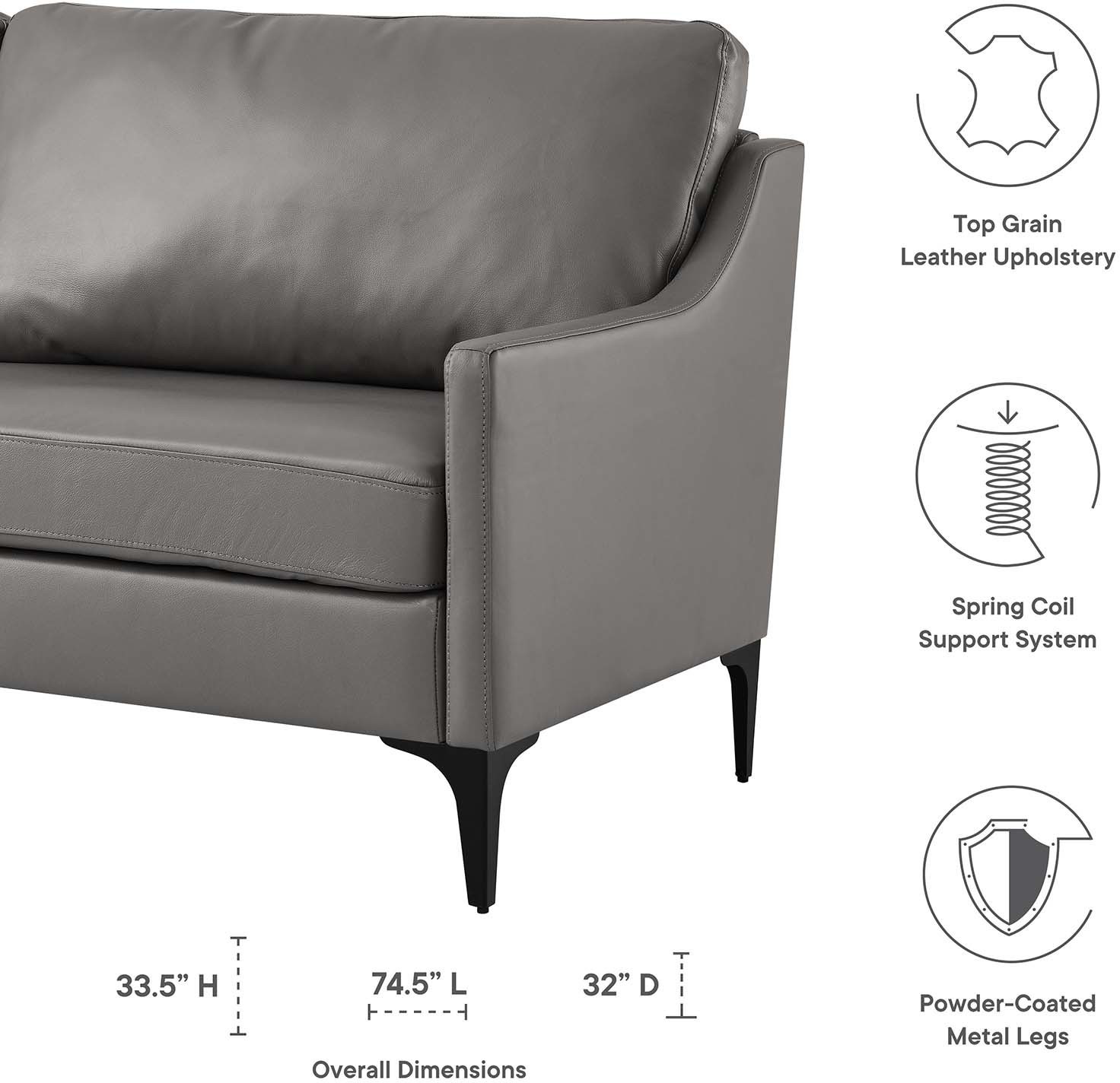 sectional sleeper couches for sale Modway Furniture Living Room Sets Gray