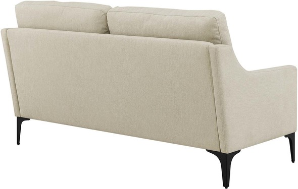 couch big Modway Furniture Sofas and Armchairs Beige