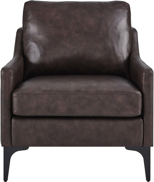 chair with an ottoman Modway Furniture Sofas and Armchairs Brown