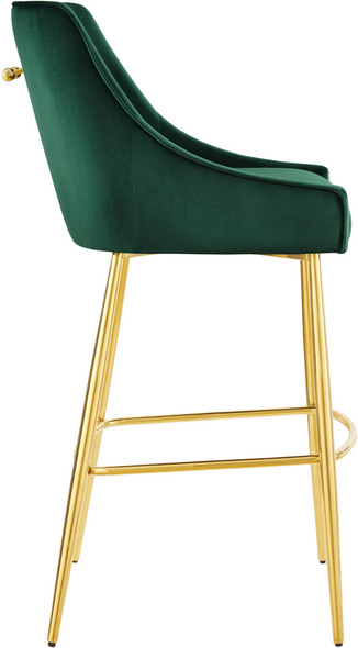 dark brown bar stools set of 2 Modway Furniture Bar and Counter Stools Green