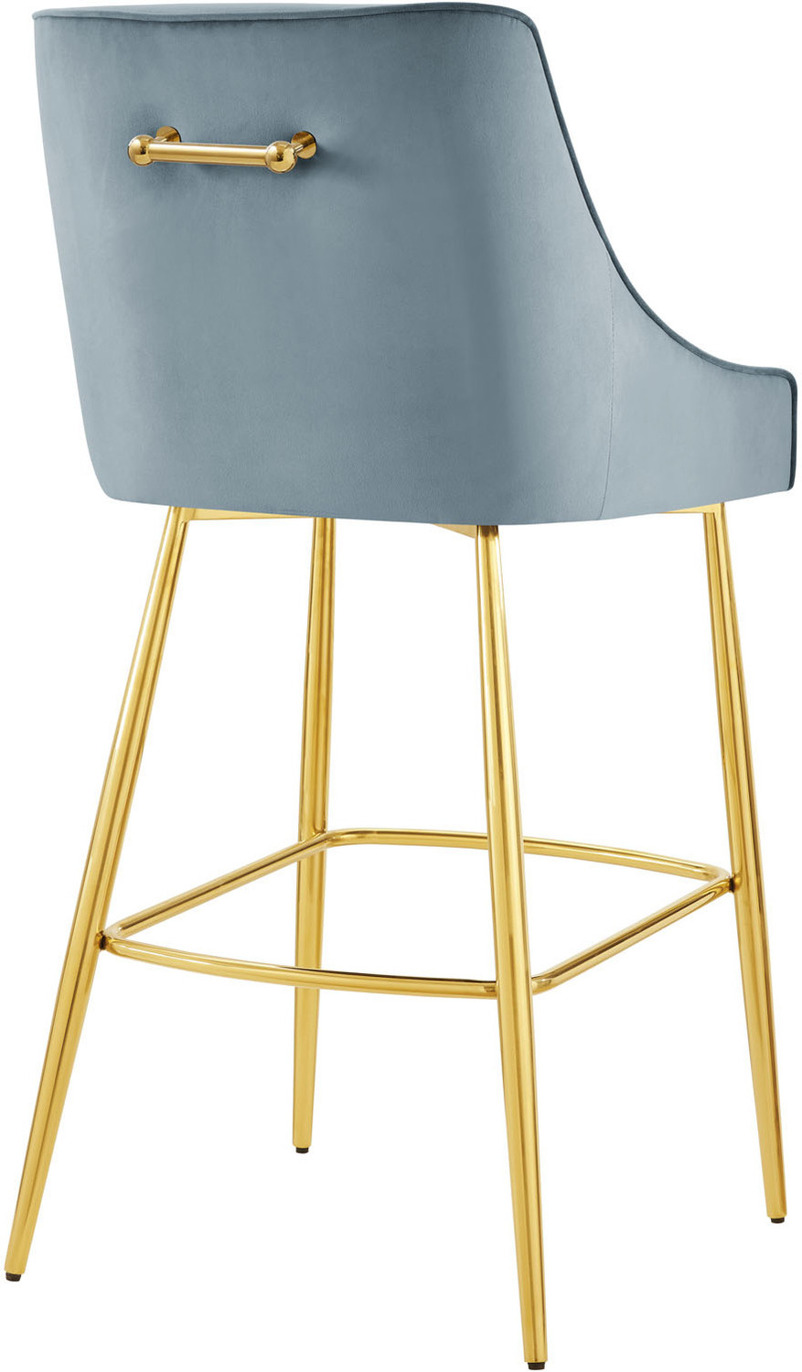 velvet black bar stools Modway Furniture Bar and Counter Stools Light Blue