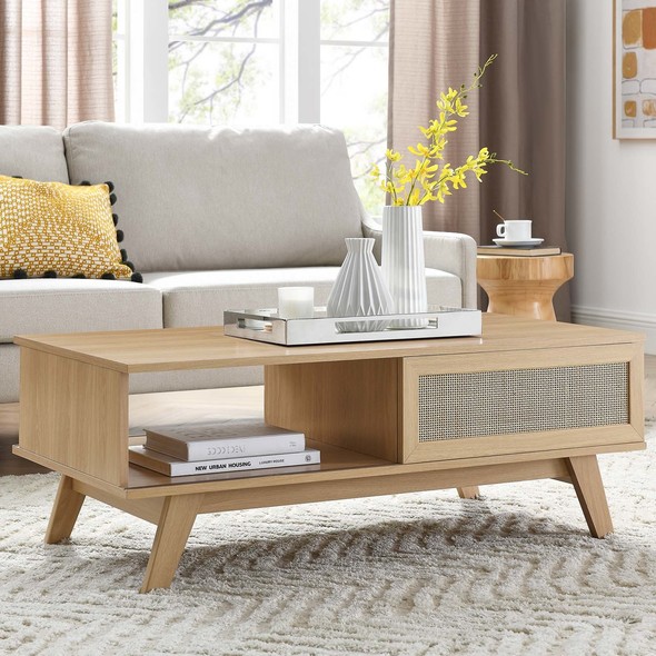 grey square coffee table Modway Furniture Tables Oak