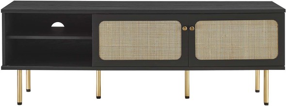 tv cabinet with speakers Modway Furniture Black