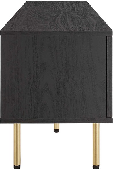 wooden tv cabinet Modway Furniture Tables Black