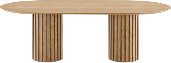 long dining room table Modway Furniture Bar and Dining Tables Oak