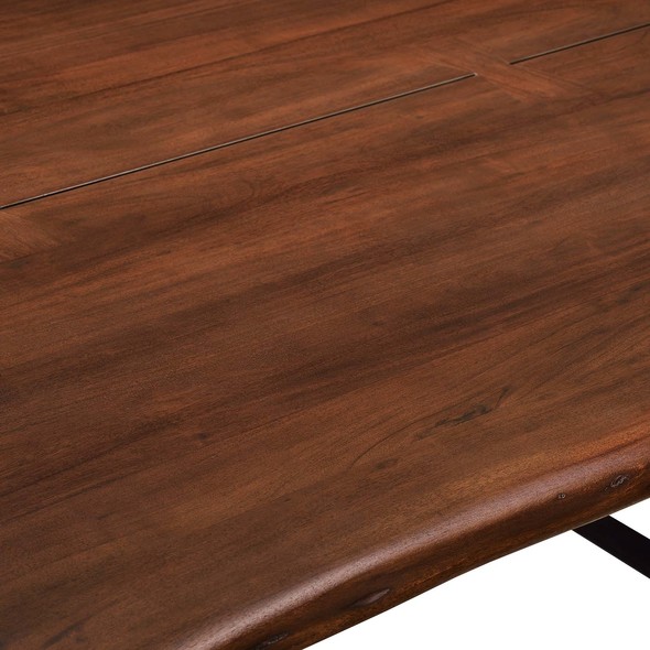 small mid century modern dining table Modway Furniture Bar and Dining Tables Black Walnut