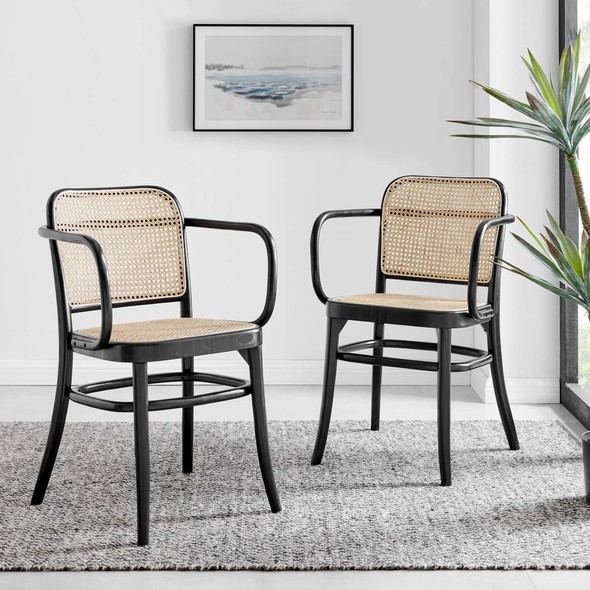 modern farmhouse chairs dining Modway Furniture Dining Chairs Black